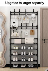 Multi-Layer Shoe Rack Coat Rack Storage