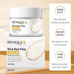 6pcs/set BIOAQUA Rice Raw Pulp Skin Care Sets Cream face