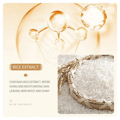 6pcs/set BIOAQUA Rice Raw Pulp Skin Care Sets Cream face