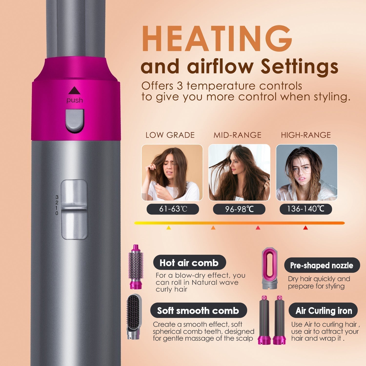 Hot Air brush {5 in 1}